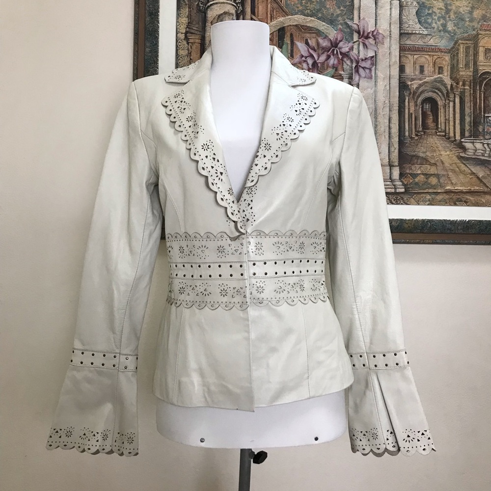Georgiou Studio Leather Jacket Size 2